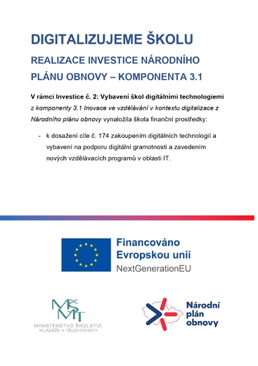 Digitalizujeme školu